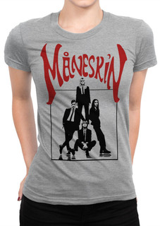 Футболка женская DreamShirts Studio группа Maneskin MAN-789213-1 серая 2XL