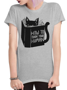 Футболка женская DreamShirts Studio Котик - Как Приручить Человека 1 серая 2XL