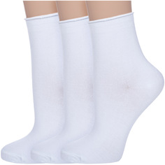 Комплект носков женских Hobby Line 3-1003 белых 36-40