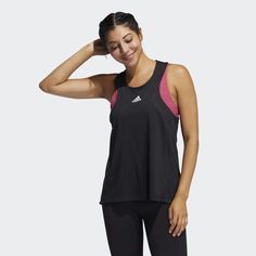 Топ женский Adidas, GM2789, Black, S