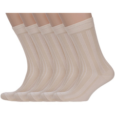 Комплект носков мужских Para Socks 5-P54 бежевых 29