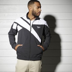 Ветровка мужская на молнии Reebok BK5095 черная, размер L