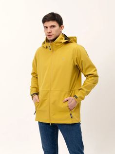 Куртка мужская CosmoTex Норвегия желтая 104-108/182-188