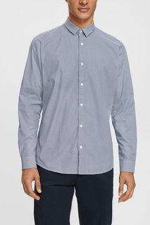 Рубашка мужская Esprit Casual 992EO2F304 синяя 2XL