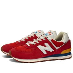 Кроссовки мужские New Balance ML574HA2 красные 41 EU