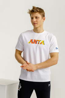 Футболка мужская Anta KM A-CHILL TOUCH 852318108 белая XS