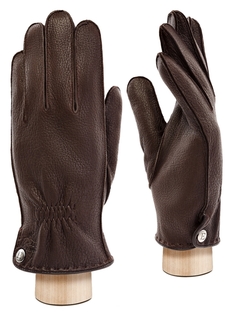 Перчатки мужские Eleganzza HS640100sherst коричневые р 10