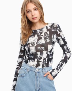 Лонгслив женский Gloria Jeans GKT021651 черный L (48-50)
