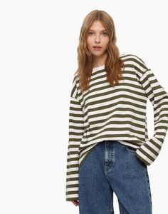 Лонгслив женский Gloria Jeans GKT021296 зеленый L (48-50)