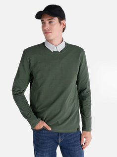 Лонгслив мужской COLINS CL1064899 хаки XL