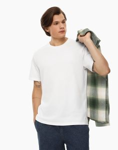 Футболка мужская Gloria Jeans BKT013320 белая L (50-52)