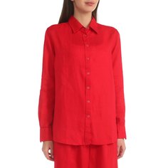 Рубашка женская Maison David ML2109 красная XS