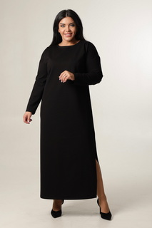 Платье женское Elenatex П-169 черное 60 RU