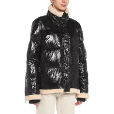 Пуховик женский Maison David MLY009 черный 2XL