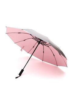 Зонт женский Sunny Love M502 розовый/серебристый