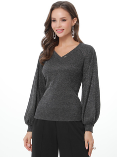 Пуловер женский DStrend 0319 серый 48 RU