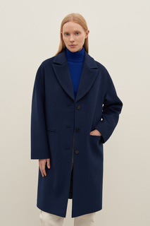 Пальто женское Finn Flare FAC11064 синее XL