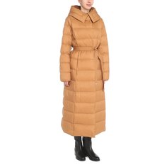 Пуховик-пальто женский Maison David MLY004 коричневый S