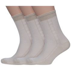 Комплект носков мужских НАШЕ 3-511С4 бежевых 27