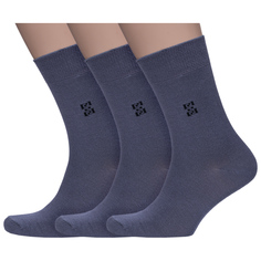 Комплект носков мужских НАШЕ 3-524С3 серых 27