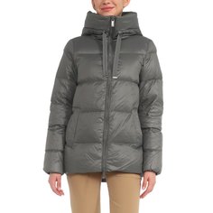 Пуховик женский Maison David MLY011-1 серый XL