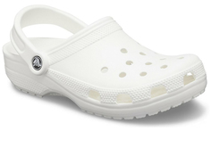 Шлепанцы унисекс Crocs Classic белые M7 US; W9 US