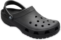 Шлепанцы унисекс Crocs Classic черные M4 US; W6 US