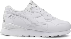 Кроссовки унисекс Diadora N.92 L белые 12 UK