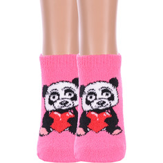 Комплект носков женских Hobby Line 2-Нжмпу2005 розовых 36-39, 2 пары