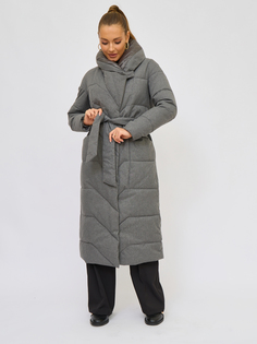 Пальто женское Olya Stoff OS40007 серое 44 RU