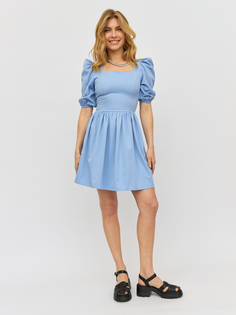 Платье женское Olya Stoff OS20133 голубое 46 RU