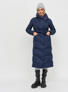 Пальто женское Olya Stoff OS40007 синее 42 RU