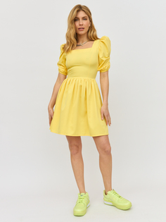 Платье женское Olya Stoff OS20133 желтое 48 RU
