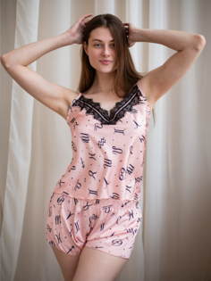 Пижама женская Миллена Шарм 00052399 розовая 48 RU