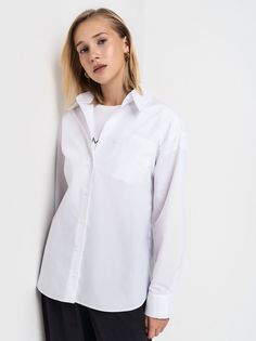 Рубашка женская AM One 7662/0 белая 44 RU