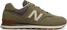 Кроссовки женские New Balance 574 зеленые 8.5 US