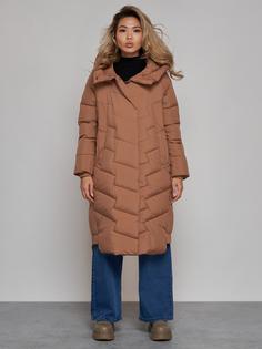 Пальто женское MTFORCE 52355 коричневое XL