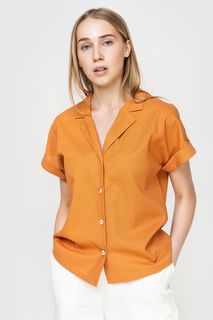 Рубашка женская AM One 6019/2 оранжевая 48 RU