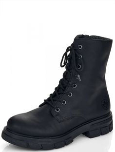 Ботинки женские Rieker 361002744 черные 37 RU