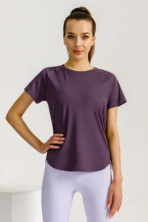 Футболка женская Anta RUNNING Sweat-resistant/A-UV PROTECT 862325113 фиолетовая XL