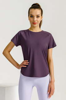 Футболка женская Anta RUNNING Sweat-resistant/A-UV PROTECT 862325113 фиолетовая L