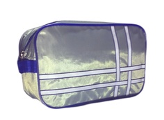 Косметичка мужская Bags-Packs К-315 серая, 24х11,5х15 см