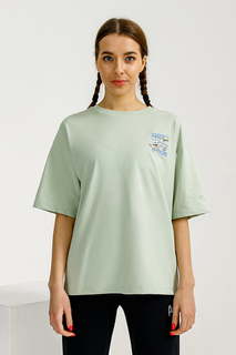 Футболка женская Anta KM FRISBEE ALLIANCE A-ANTISEPTIC/ECOCOZY 862328102 зеленая 2XL