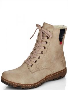 Ботинки женские Rieker 361003236 бежевые 36 RU