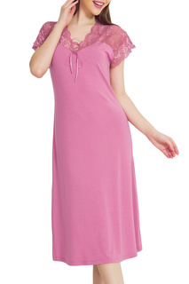 Ночная сорочка женская VIENETTA 9112236876 розовая 46 RU