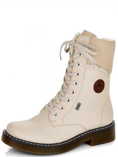 Ботинки женские Rieker 361002719 бежевые 39 RU