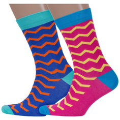 Комплект носков унисекс ХОХ 2-XF-ХОХ разноцветных 23
