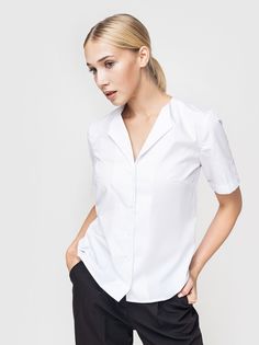 Рубашка женская AM One 6014/0 белая 44 RU