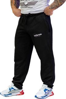Спортивные брюки мужские INFERNO style Б-012-001 черные 3XL