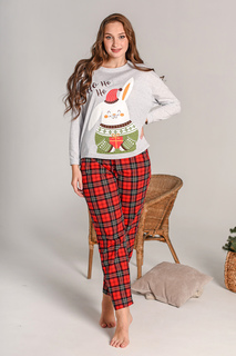 Пижама женская FASHION FREEDOM 1985-К серая 56 RU